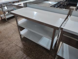 MESA DE ACERO INOX NUEVA 1'2M