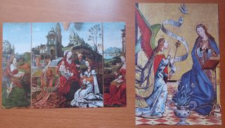 2 preciosas postales religiosas 