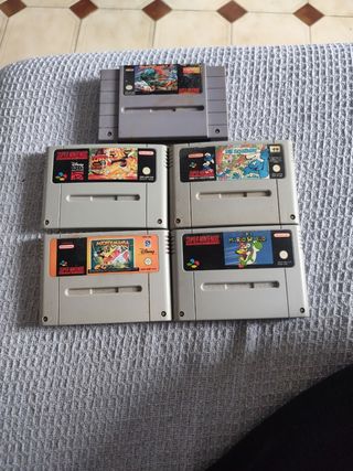 Lote juegos snes