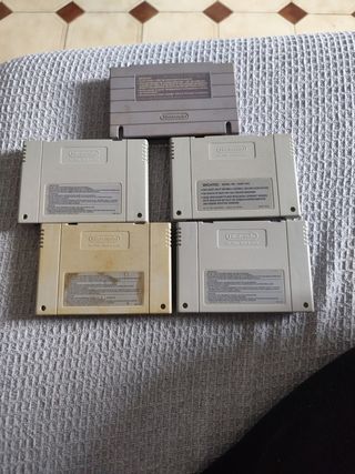 Lote juegos snes
