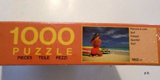 Puzzle MB "SURF", 1000 pezzi,nuovo,vintage 1990