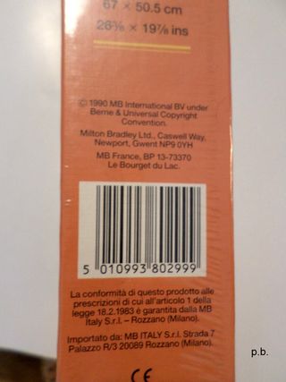 Puzzle MB "SURF", 1000 pezzi,nuovo,vintage 1990