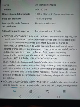 Colchón más somier