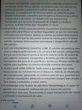 Colchón más somier