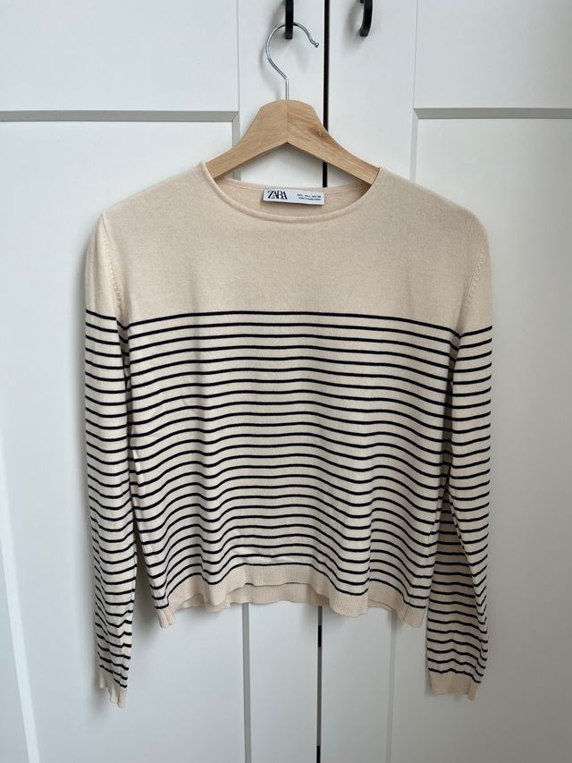 Jersey punto rayas ZARA