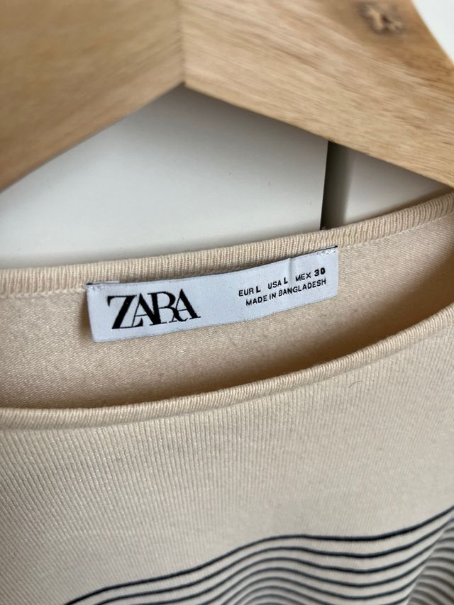 Jersey punto rayas ZARA