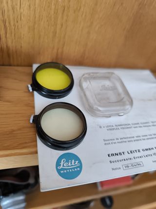 X2 filtros Leica amarillos
