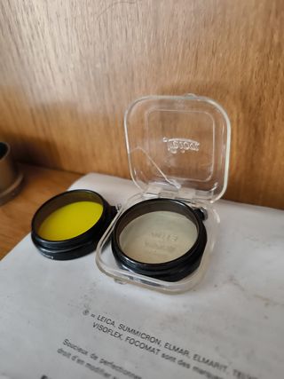 X2 filtros Leica amarillos