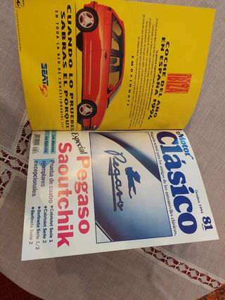 10 revistas motor clasico encuadernadas