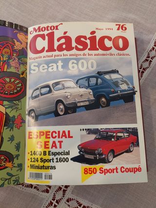 10 revistas motor clasico encuadernadas