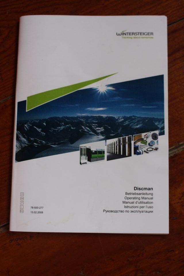 Wintersteiger Discman, maquina para hacer cantos, 