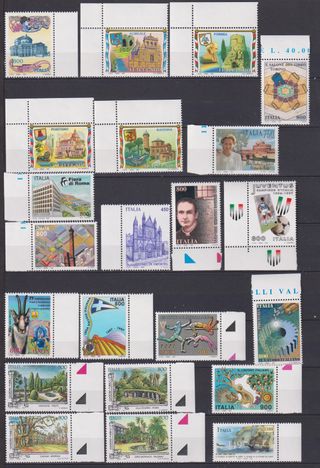 ITALIA 1997 ANNATA COMPLETA NUOVI MNH