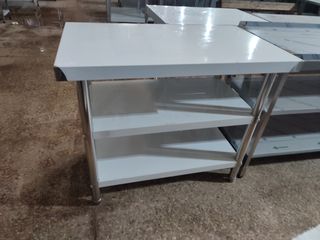 MESA DE ACERO INOX NUEVA 1M