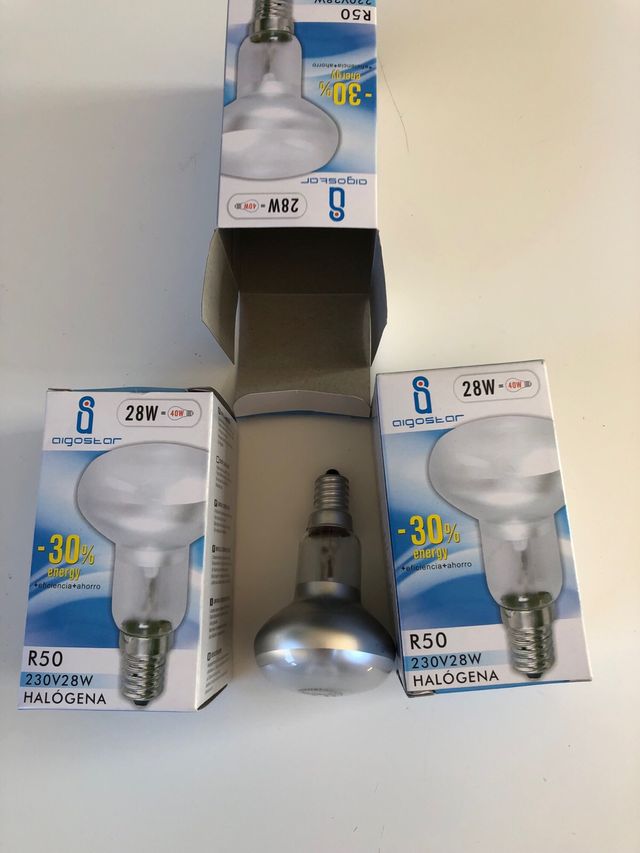 Lamparas halogenas tipo spot (R50)