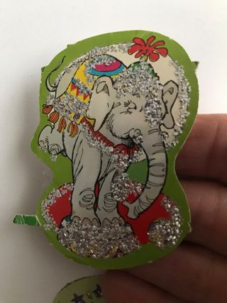 8  troquelados o cromos de picar CIRCO vintage