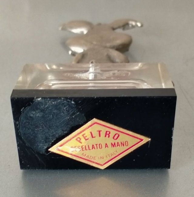 Statuetta vintage BUGS BUNNY peltro