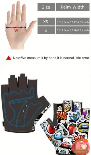 Guantes NIÑO Ciclismo Skate Patín 