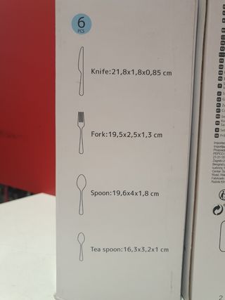 JUEGO DE CUBERTERIA 24 PIEZAS