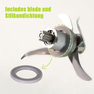 R065 TM21 thermomix-Vorwerk cuchilla de aluminio