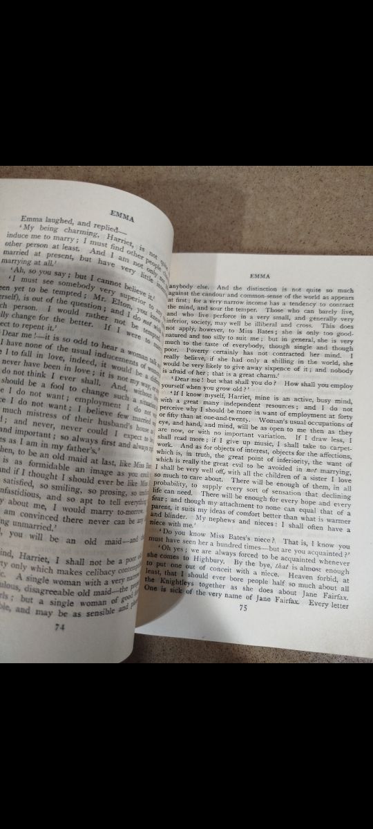 Libro Emma, en inglés, de Jane Austen