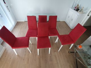 6 SILLAS DE COMEDOR