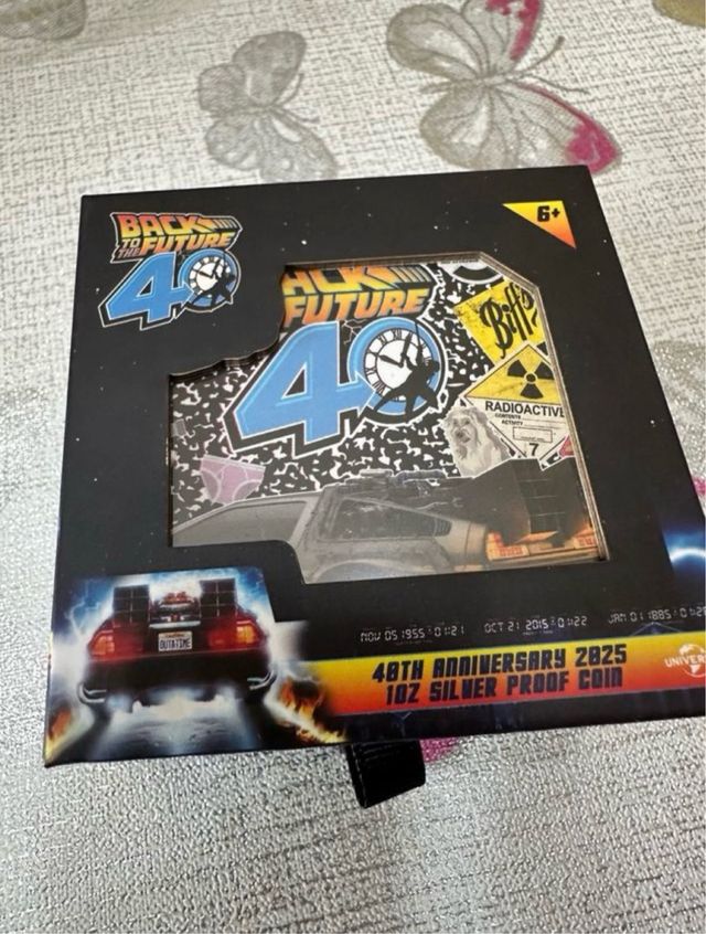 Moneda Regreso al Futuro 40 Aniversario