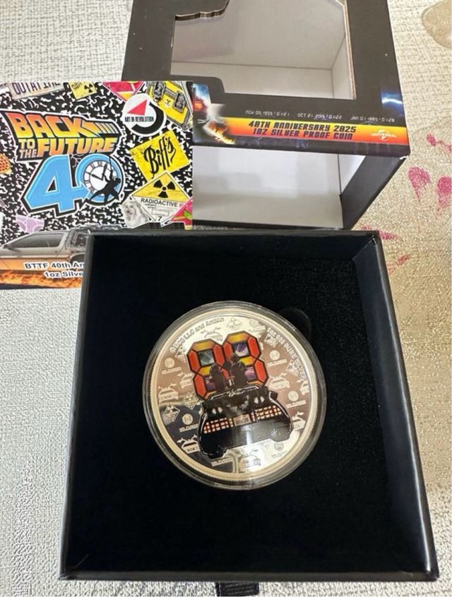 Moneda Regreso al Futuro 40 Aniversario