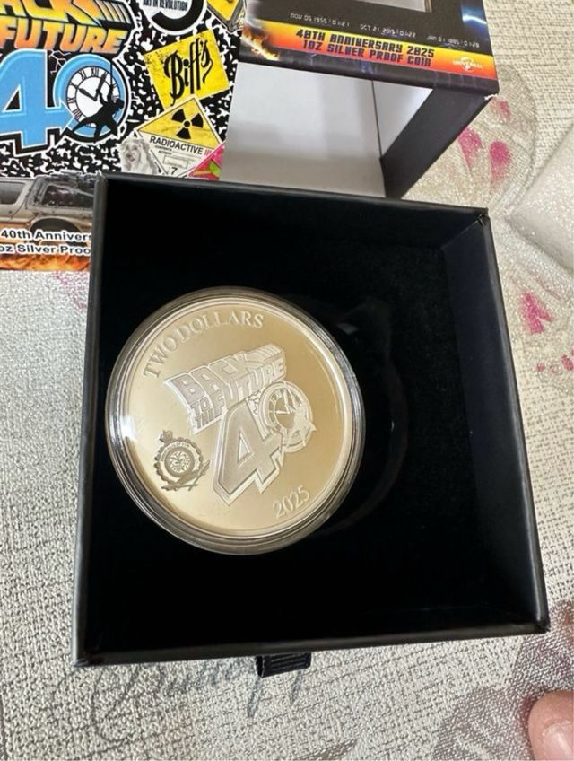 Moneda Regreso al Futuro 40 Aniversario
