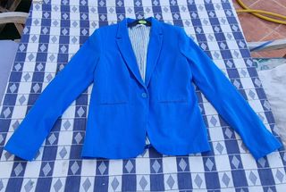 Americana azul oscuro talla L