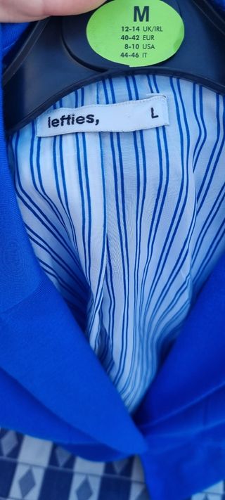 Americana azul oscuro talla L