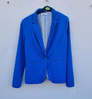 Americana azul oscuro talla L