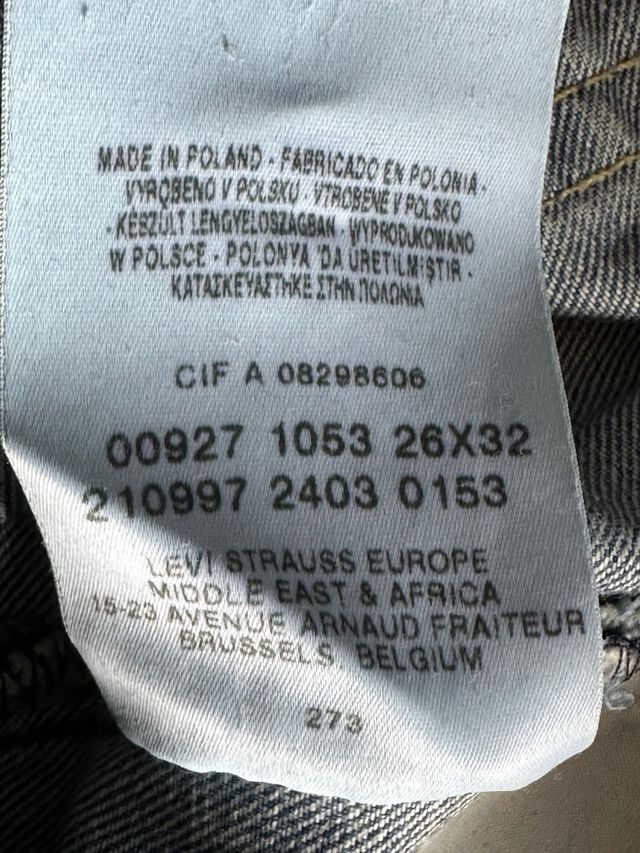 Pantalon vaquero mujer Levis