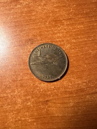 Gettone shell heinkel 1939