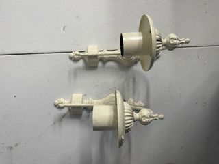 Lampade vintage in ottone con paralume 