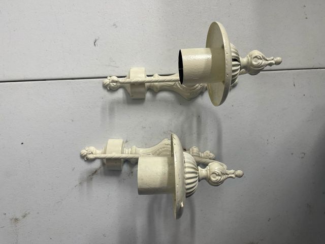 Lampade vintage in ottone con paralume