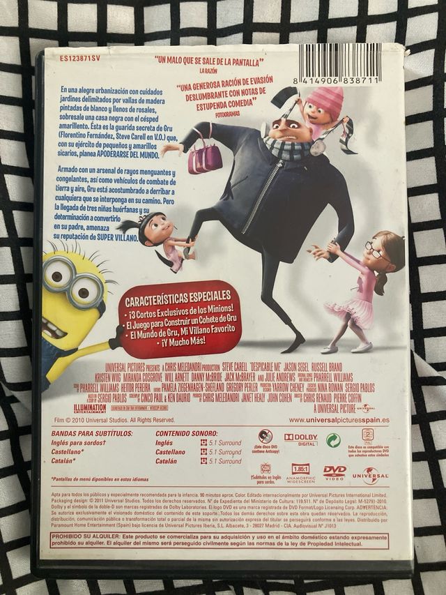 GRU Movie, il cattivo e i suoi tirapiedi:)