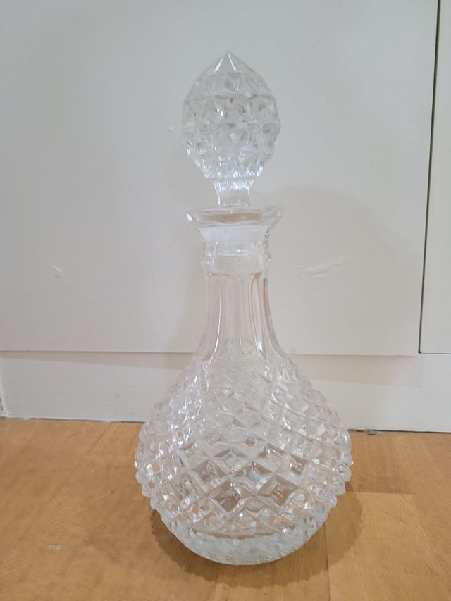 Licorera grande cristal de bohemia