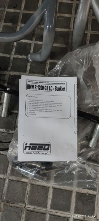 DEFENSAS MOTOR Y FAROS AUXILIARES BMW