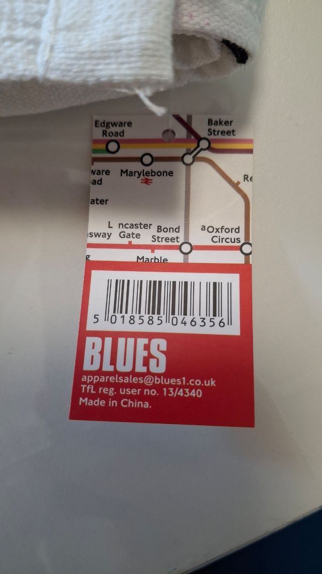 Telo mare mappa Metropolitana Londra