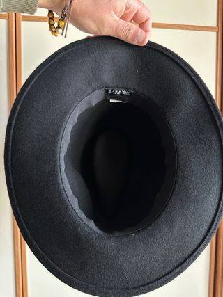 Cappello zara man nero in panno feltro