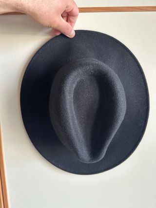 Cappello zara man nero in panno feltro