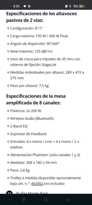 Altavoces stage  pass400 Yamaha  y con la compra