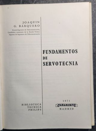 Fundamentos de servotecnia