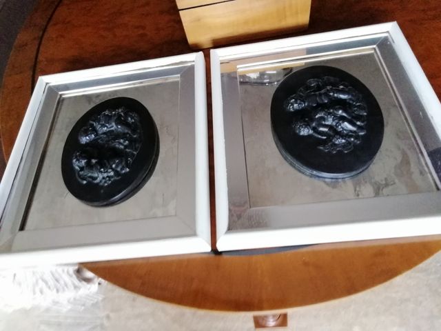 Escultura sobre espejo cuadro Vintage 2