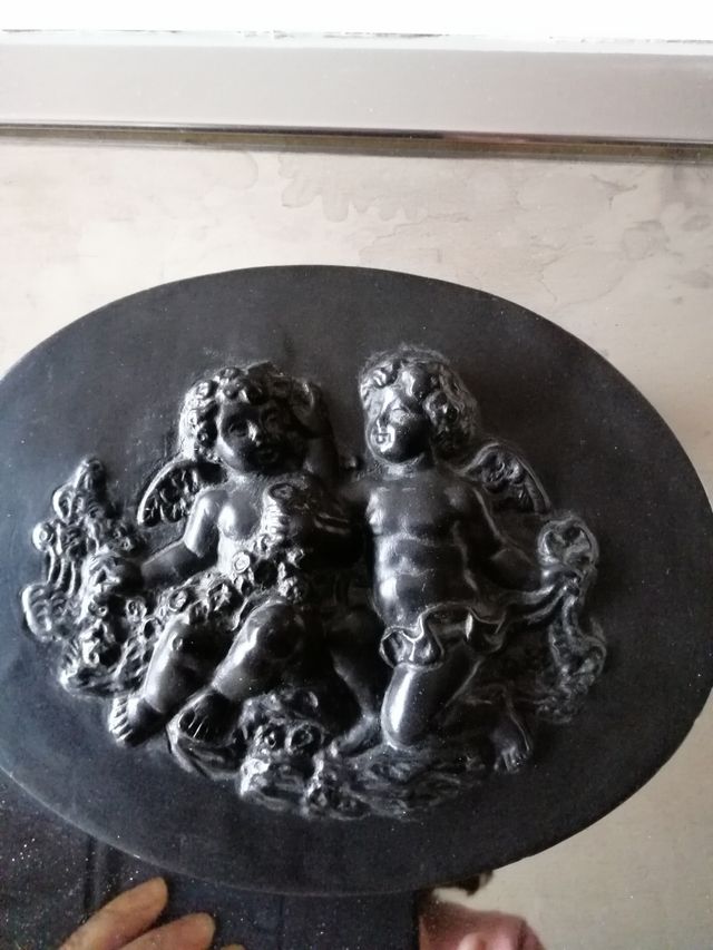 Escultura sobre espejo cuadro Vintage 2