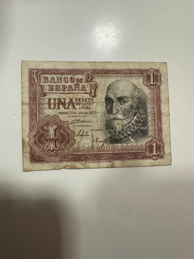 Billete 1 peseta