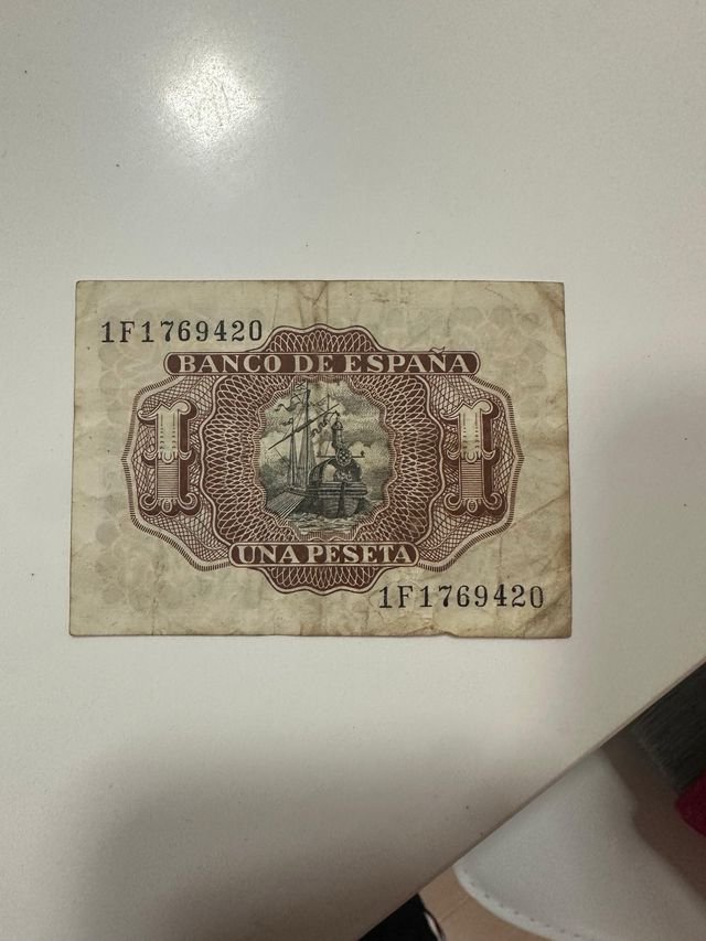 Billete 1 peseta
