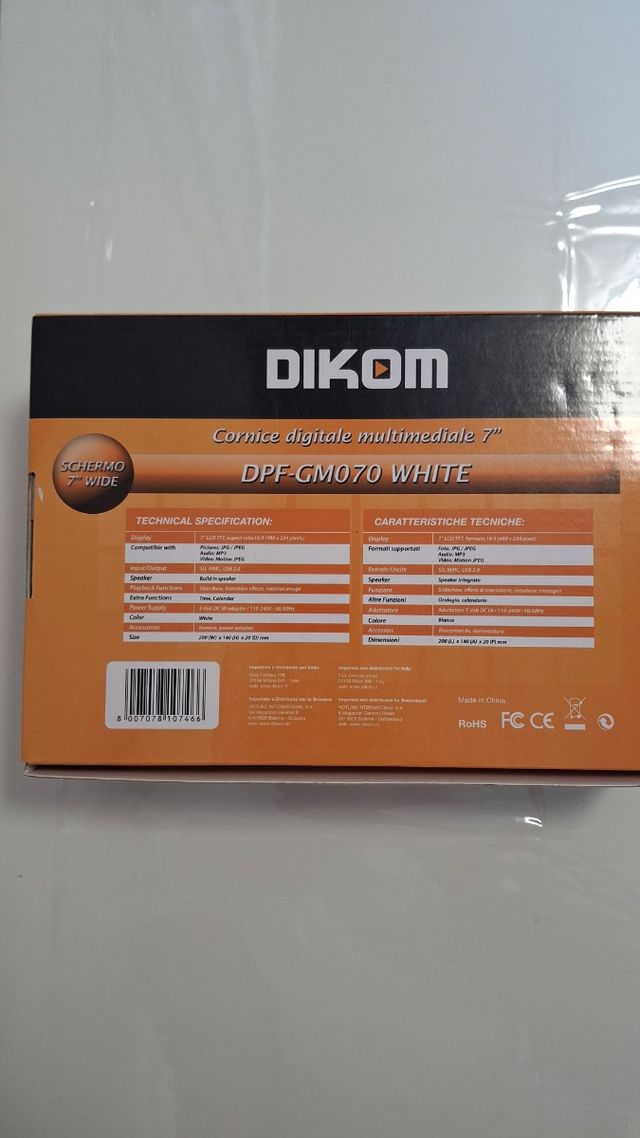 Cornice digitale Dikom