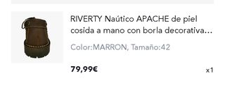 Nauticos en cuero