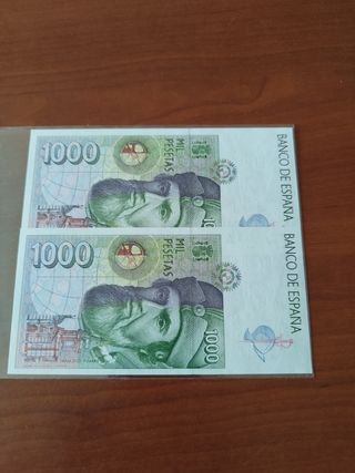 Billetes de 1000 ptas 1992. SS, nuevos